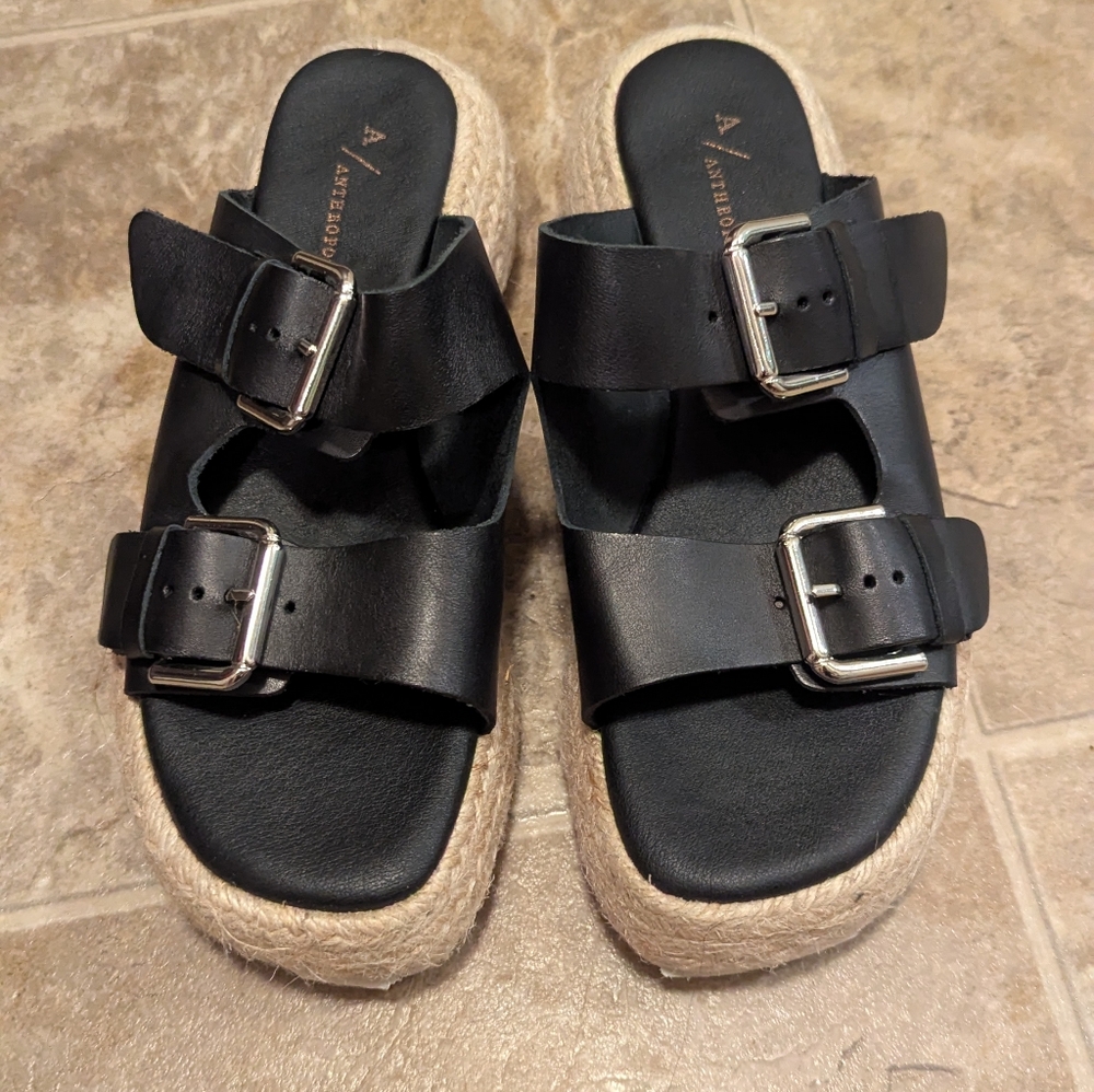 Anthropologie Platform Sandals For Women Size 8
